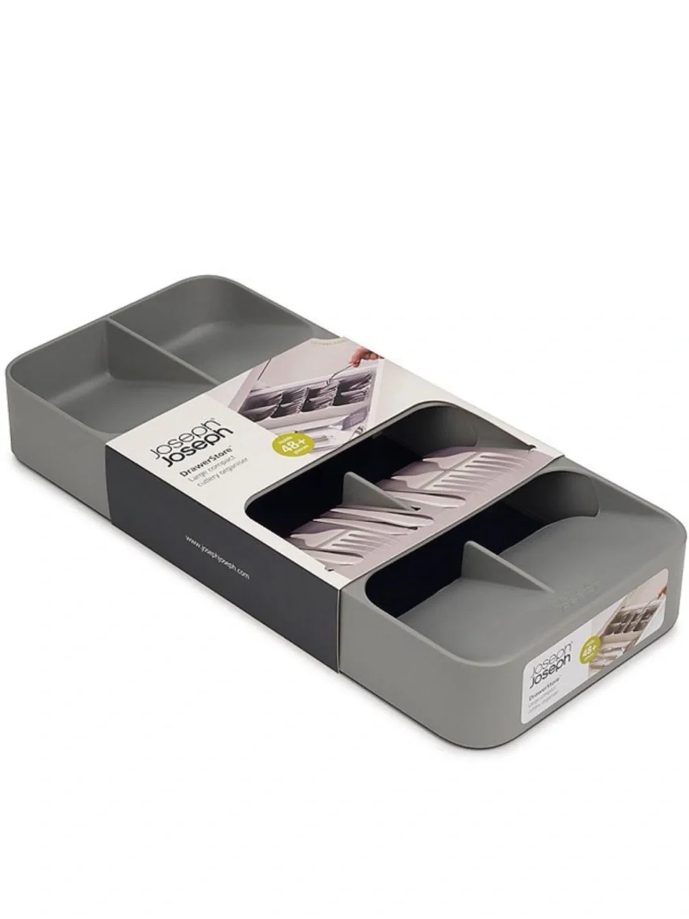 Joseph Joseph DrawerStore Large Kitchen Drawer Organizer for Silverware, Cutlery